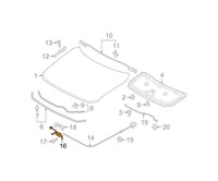 фото thumb №1, Замок капота do mazda cx-5 2017-2024 kb7w56620a