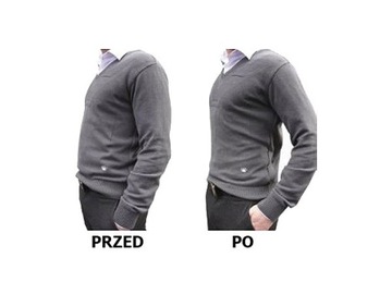 MĘSKI PODKOSZULEK WYSZCZUPLAJĄCY MODELUJĄCY XXLW