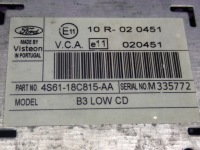 Ford fiesta vi mk6 01-07 радіо visteon cd kod 4s6118c815aa Недорого, фото thumb
