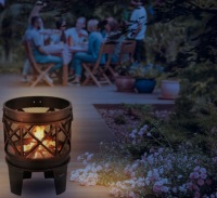 САДОВОЕ ОГНИЩЕ 2-в-1 УГОЛЬНИК И КОСТР LUND 42 см