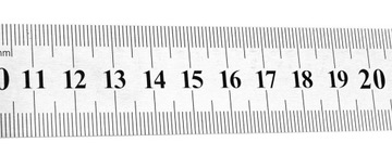 Przymiar liniowy linijka 50 cm stal nierdzewna NEO