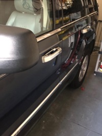 Jeep Commander 1 05-2010 Накладки на ручки дверей, хром