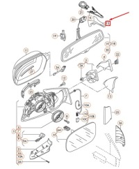фото thumb №11, Audi q5 8r interior mirror lower cover 8r0857593j50 oem
