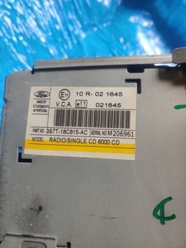 фото thumb №5, Ford mondeo mk3 радіо 6000 cd 3s7t-18c815-ac