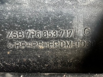 фото thumb №12, Vw touareg 2014-2017 накладка крыльев левая r-line 7p6853717g