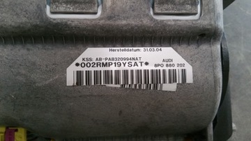 фото thumb №4, Панель консоль ремни подушки датчик kpl audi a3 8p