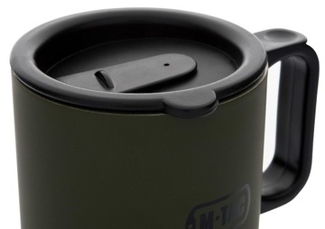 M-TAC KUBEK TERMICZNY z pokrywką OLIVE 450ml