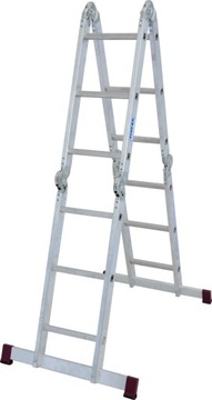 Алюминиевая складная лестница. Краузе Корда 4х3 085214