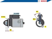 Стартер bosch 986 024 120 Ціна, фото thumb