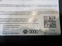 фото thumb №8, Подушка подушка сиденья передний левые перед audi (oem) q7 3.0 tdi 4l 4l0880241
