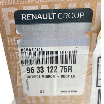 фото thumb №16, Новое оригинальный номер зеркало левая 9pin renault koleos ii 963312275r