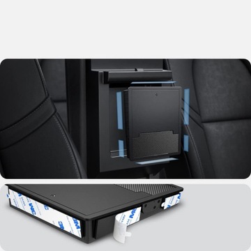 фото thumb №10, Ukryty бардачок, органайзер консолі середньої spigen do tesla модель 3/y, box