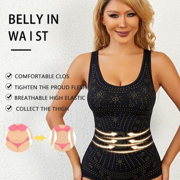 ЖЕНСКИЕ БОДИ ДЛЯ ПОХУДЕНИЯ ЖИВОТА, КОРМИРУЮЩИЙ КОРСЕТ, XL/XXL