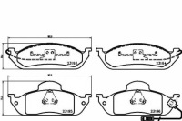 Купить Textar тормозные колодки тормозные mercedes перед w163 ml tex, фото thumb