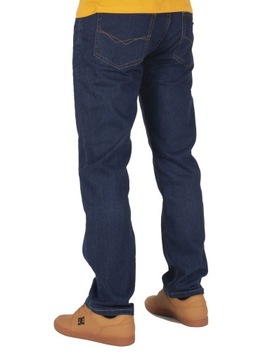 Spodnie męskie jeans W:38 100 CM L:30 granat