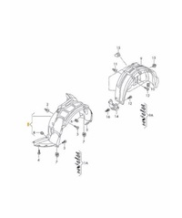 фото thumb №7, Вкладка do корпус колеса vag audi a3 8v 2013 2017 оригинальный 8v5821171g