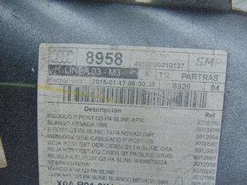 фото thumb №13, Бампер задний зад audi q3 рестайлинг 8u0807385c