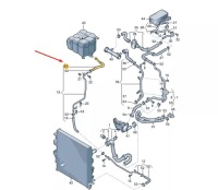 фото thumb №1, Vw touareg 7p mk2 охлаждающая жидкость шланг 7p6121109