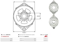 Передние корпус генератора abr1014s delco as-pl Доставка, фото thumb