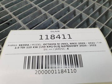 фото thumb №14, Двигатель комплектный 2.0 tdi 150 dxr dxrb skoda octavia iv рестайлинг 2024