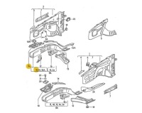 Лист лонжерон внутрішня права vw golf 2 в Україні, фото thumb
