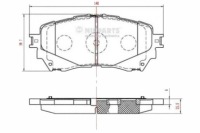 фото thumb №1, Nipparts тормозные колодки тормозные mazda 6 kombi 2.2 d gj.