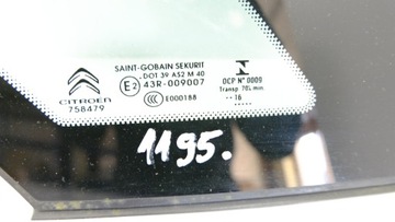 фото thumb №3, Citroen c4 picasso ii скло кузовна лівий зад as2