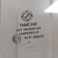 Скло двері передніх лівих передня ліва 43r-004025 fiat doblo ii 2017 Оригінал, фото thumb