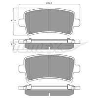 фото thumb №8, Тормозные колодки ham.opel insignia задняя