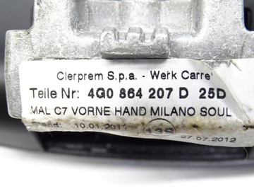 фото thumb №6, Підлокітник тунелю audi a6 c7 шкіра чорна 4g0864207d