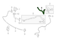 фото thumb №9, Mercedes benz c w204 шланг радіаторний патрубок новий оригінальний a2048307496