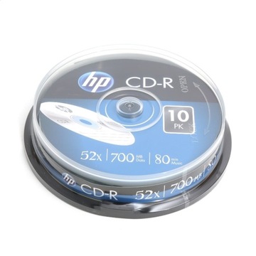 HP CD-R 700 МБ 52X ТОРТ*10 12933
