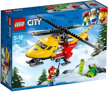 LEGO CITY 60179 Медицинский вертолет-доктор-пилот