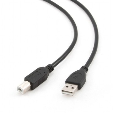 Kabel USB 2.0 AM-BM 1.8m czarny GEMBRID