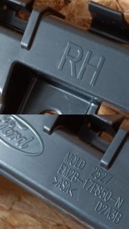 Ford galaxy 15- направляющая кронштейн бампера правый задняя em2b-17e850-ng Киев, фото thumb