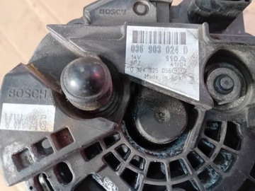 фото thumb №3, Генератор bosch 036903024d skoda fabia i vw golf v seat ibiza 1.4