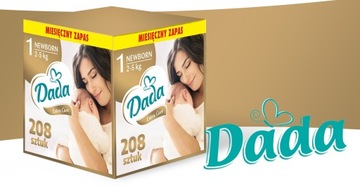 ПОДГУЗНИКИ ДЛЯ НОВОРОЖДЕННЫХ DADA EXTRA CARE 1 2-5КГ 208ШТ