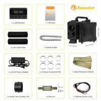 Обігрівач стояночний gsm lte-4/5g bt 8kw 12v 230v webasto авто on/off lcd Зі Шроту, фото thumb