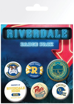Oryginalne przypinki zestaw 6 sztuk Riverdale