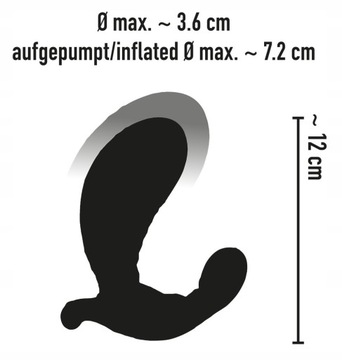 Wibrator waginalno-analny pompowany do punktu P+G
