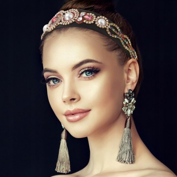 Ободки из камня Ободки для волос женские