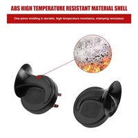 фото thumb №10, Głośnych сигнал 300db, електричний пневматичний клаксон равликовий 2 szt