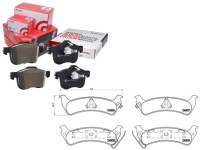 Купить Комплект тормозных колодок тормозных brembo pad1012 5551375, фото thumb