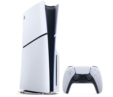 Sony Playstation 5 Slim, 1 ТБ, корпус D, белый