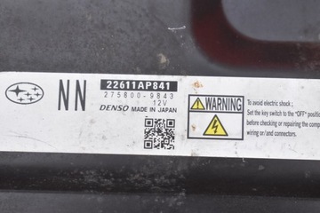 фото thumb №7, Блок управления компьютер двигателя 275800-9843 subaru legacy v 2.0 d 150 km 09-13