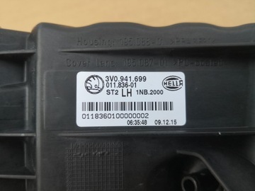 фото thumb №9, Skoda superb iii 3v0 15-19 галоген левый перед