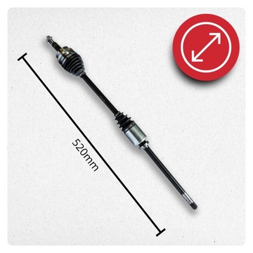 фото thumb №4, Полуось правая nissan interstar x70 2.5 dci механическая коробка передач pk5 новая