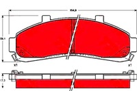 фото thumb №16, Тормозные колодки тормозные trw gdb4010 23472173