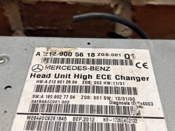 фото thumb №6, Mercedes w218 радио навигация a2129005618