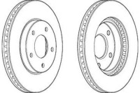фото thumb №1, Ferodo тормозные диски тормозные 2szt mitsubishi galant sed